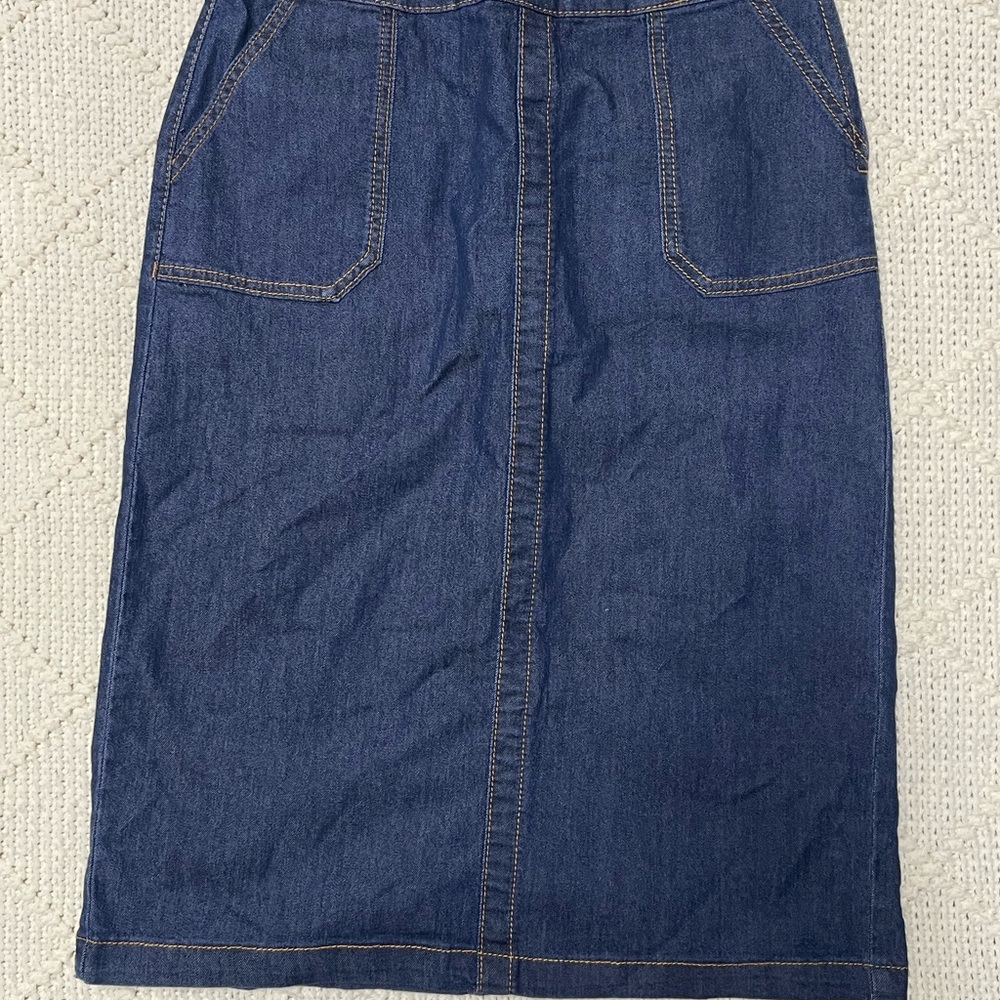Christopher & Banks Indigo Pencil Skirt